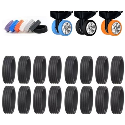 capa protetora roda rodinha mala bagagem silicone 