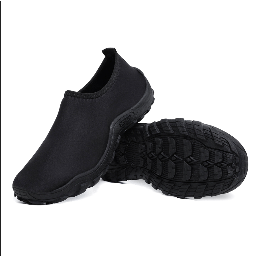 Sapatilha Aquática Antiderrapante Preta Conforto Leve Para Praia Trilha Caminhada