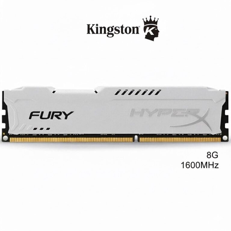 Memória HyperX DDR3 8 GB 1600 MHz Branca para PC 