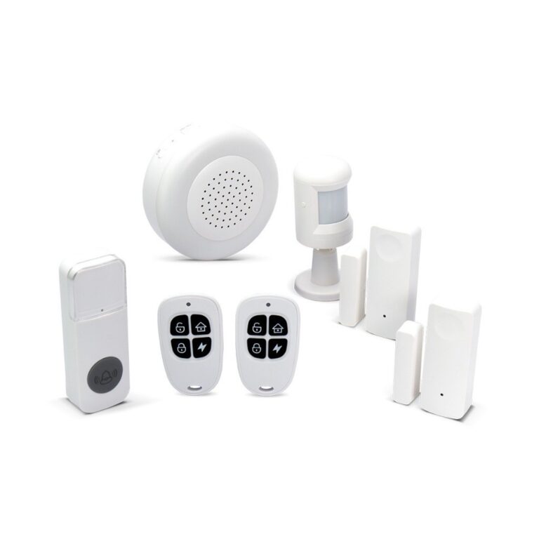 Kit Alarme Inteligente Residencial Wifi Rf Sensor 