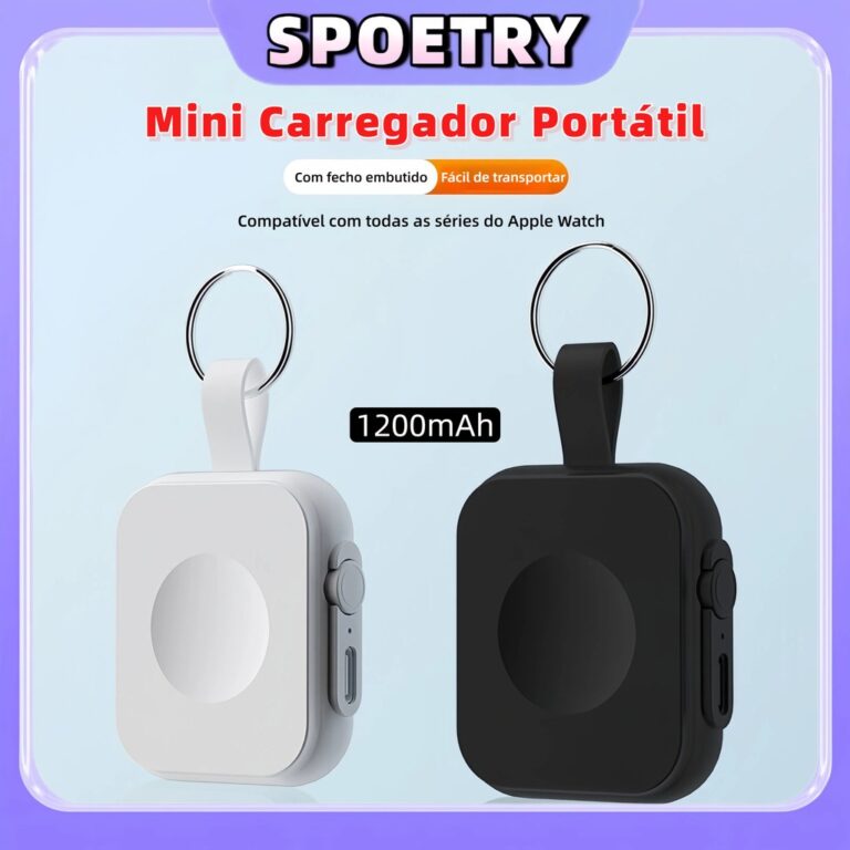 Mini Apple Watch Carregador Portátil Indução pa