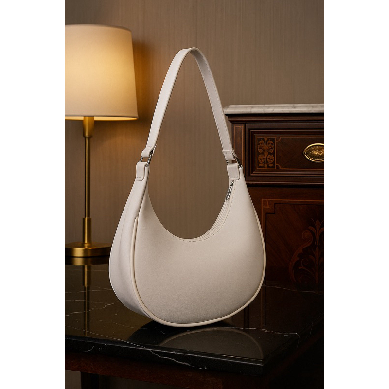 BOLSA FEMININA ALÇA DE OMBRO MODELO MEIA LUA
