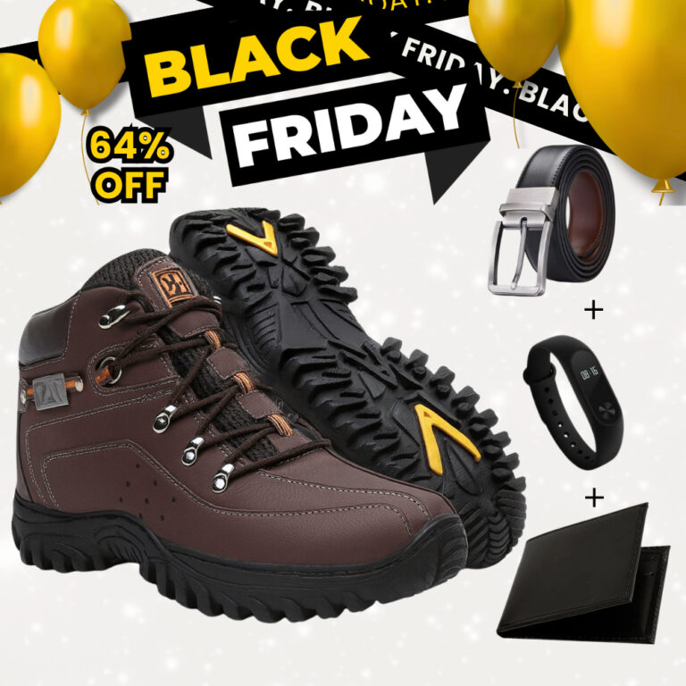 Bota Caterpillar Masculina Adventure Em Couro + Ci