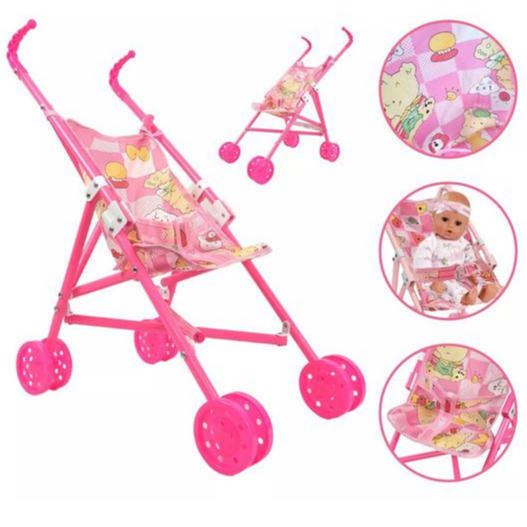 Carrinho De Boneca Bebe Reborn Brinquedo Infantil 
