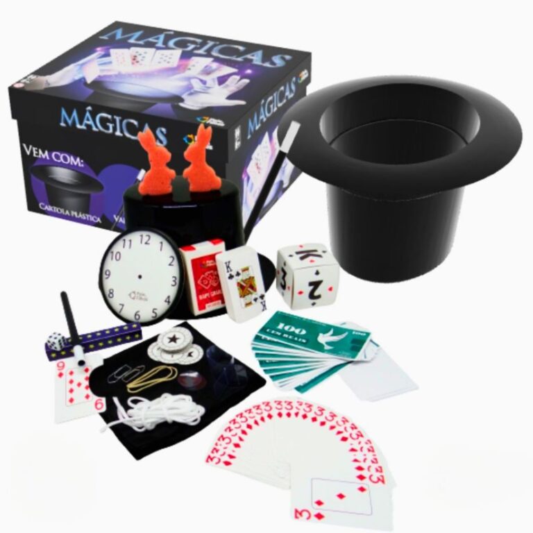 Magica Brinquedo Infantil Kit 30 Truques Cartola V