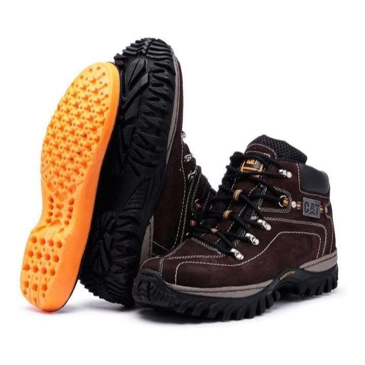 Bota Botina Adventure  Coturno Preto Masculino Cou