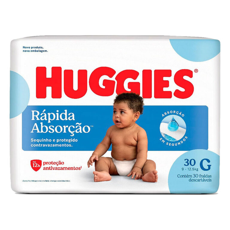 Fralda Infantil Huggies Meguinha Tamanho G 30 Unid