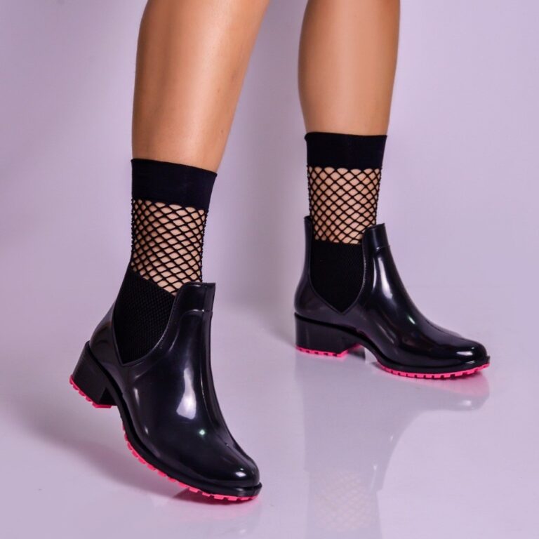 Bota galocha feminina impermeável Antiderrapante 