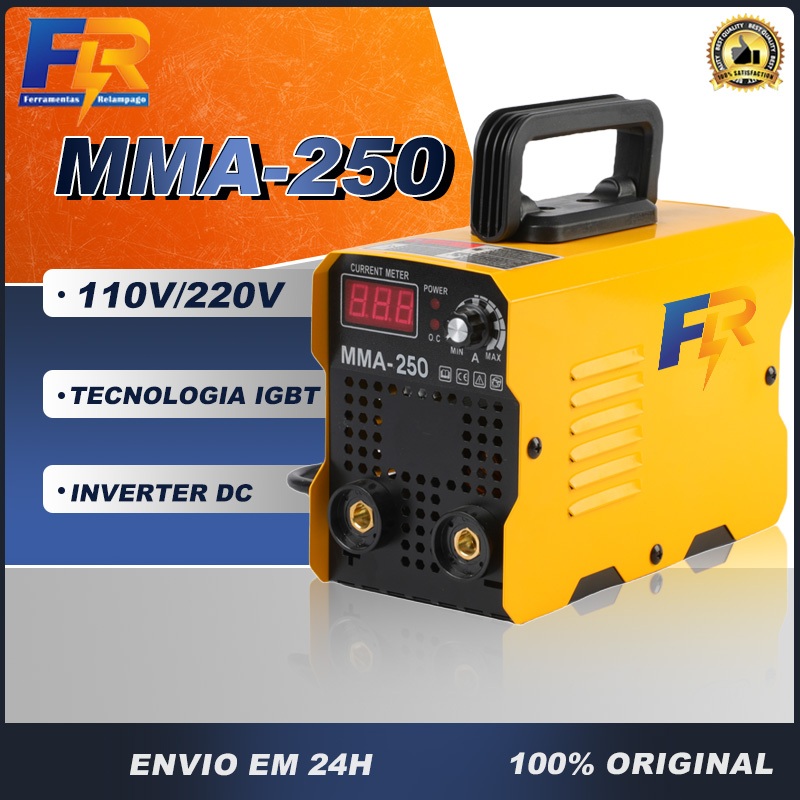 Máquina de Solda Inversora IGBT Portátil MMA-250/300
