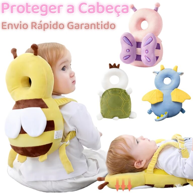 Mochila-Protetor de Cabeça Bebê – Almofada