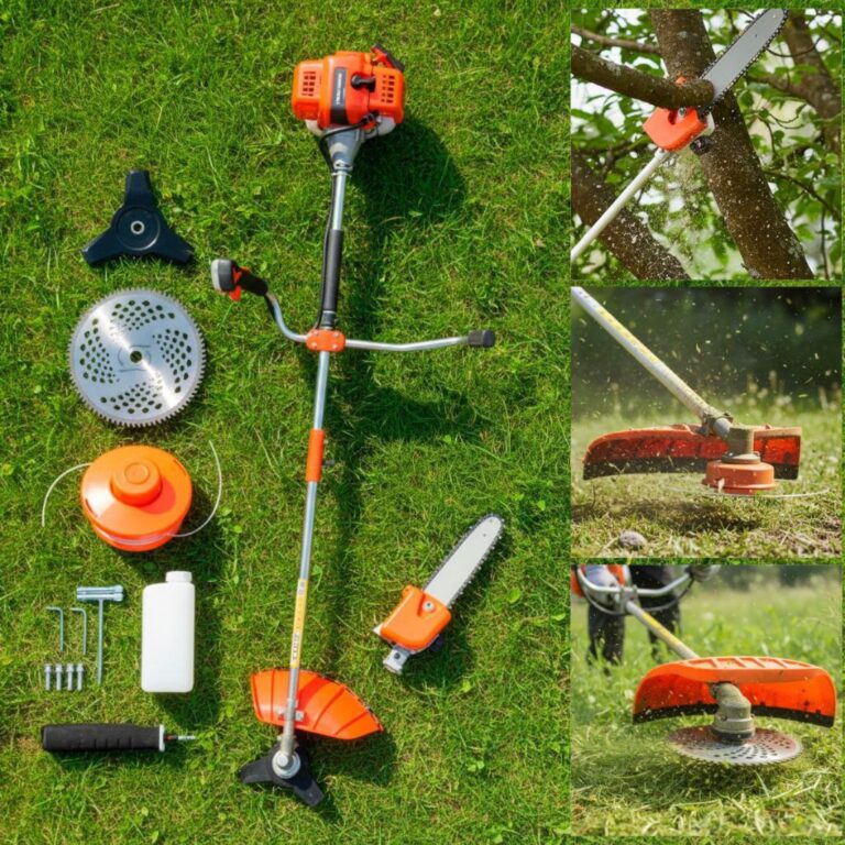 Roçadeira Á Gasolina 2 Tempos 75cc 3hp Com Sabre