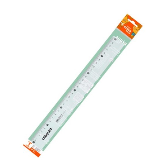 Regua Plastica 30 Cm -REGUA PLASTICA 30CM LEOELEO-