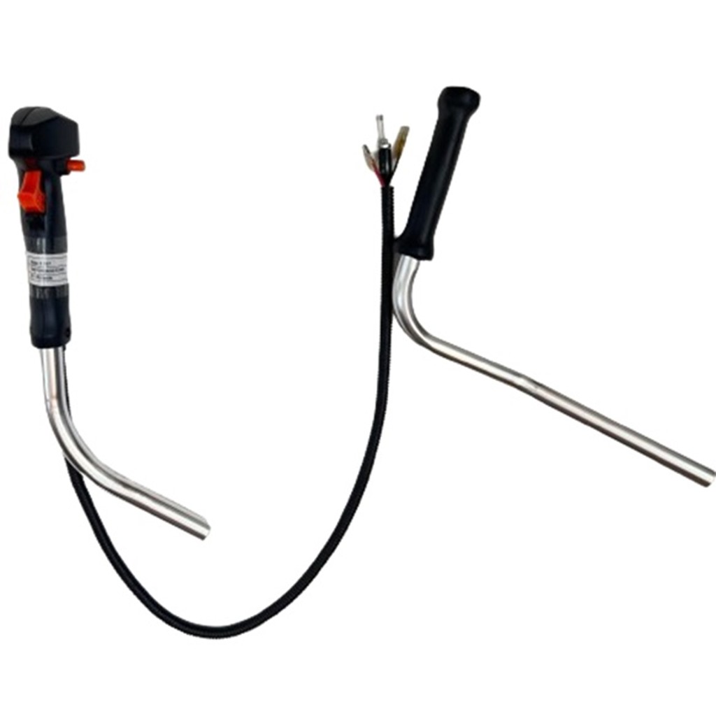 Tubo Punho Guidão Com Acelerador Cpl Roçadeira 33/43cc 19mm