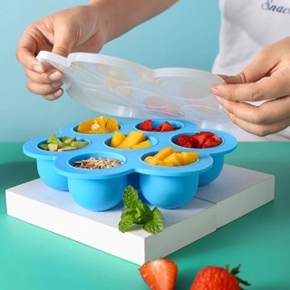 Kit 2 Pote Porta Papinha Recipiente De Silicone Co