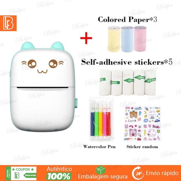 Mini Impressora Térmica Portátil De Bolso Impres