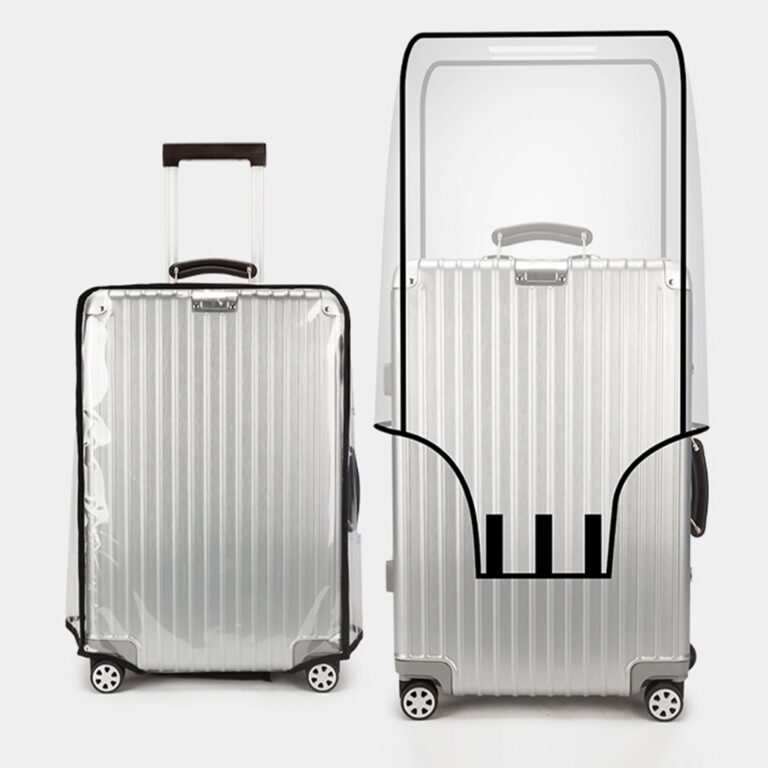 Capa Protetora Transparente Em PVC Para Mala De Vi