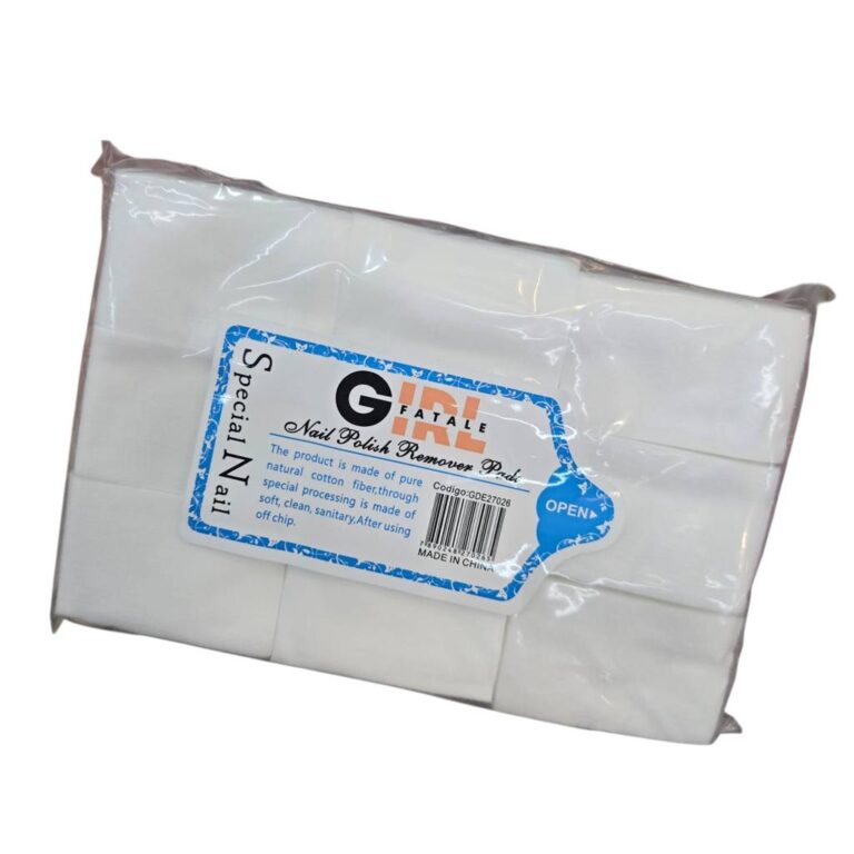 Pacote Lenço Branco Algodão Prensado FAN NAILS P