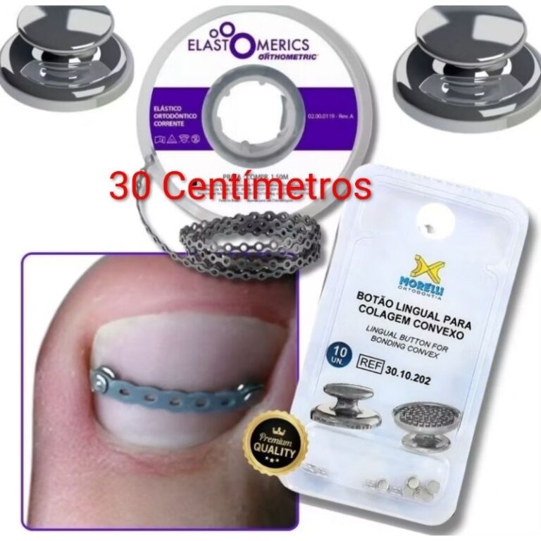 Kit Podologia C/ Botao de Metal + Elástico Corren