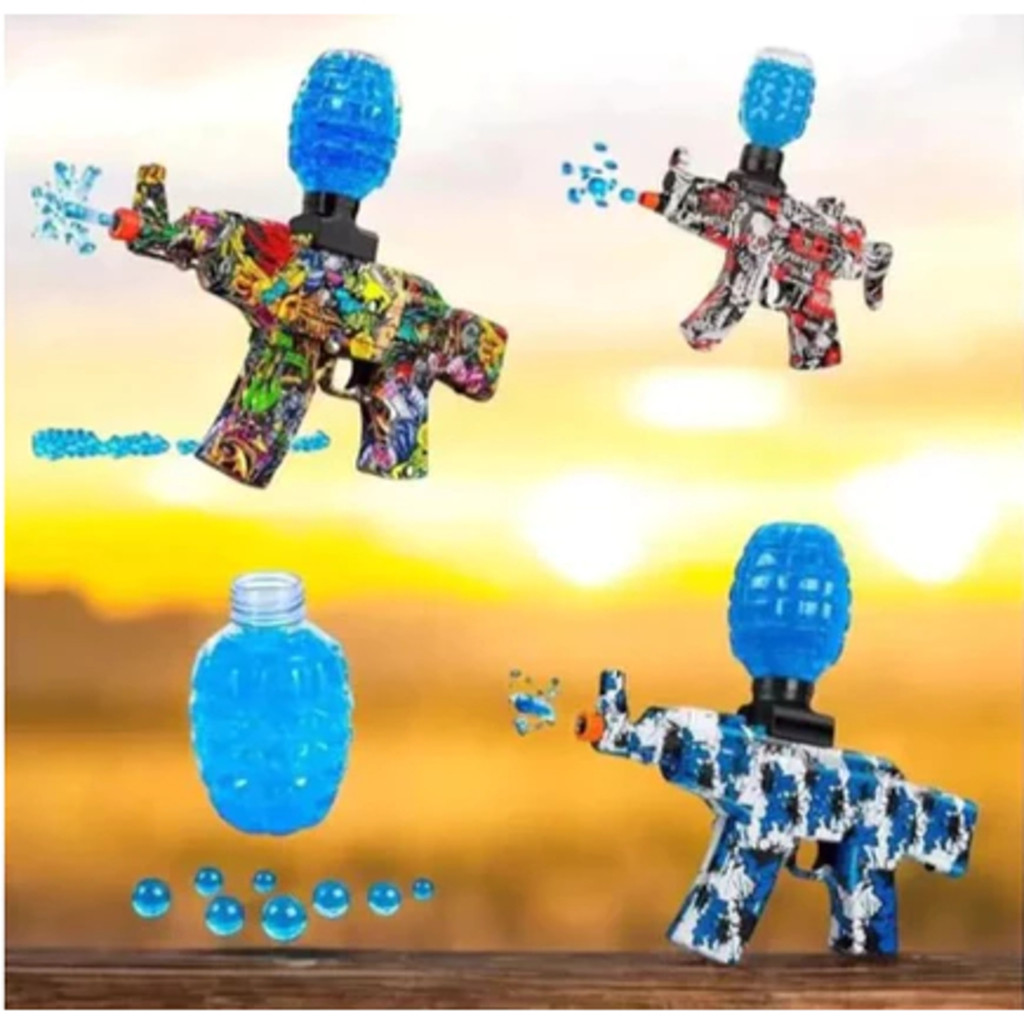 Arma M416/AK47 Elétrica Lança Bolinhas De Gel Com Bolinhas blaster Arminha de Gel XWG