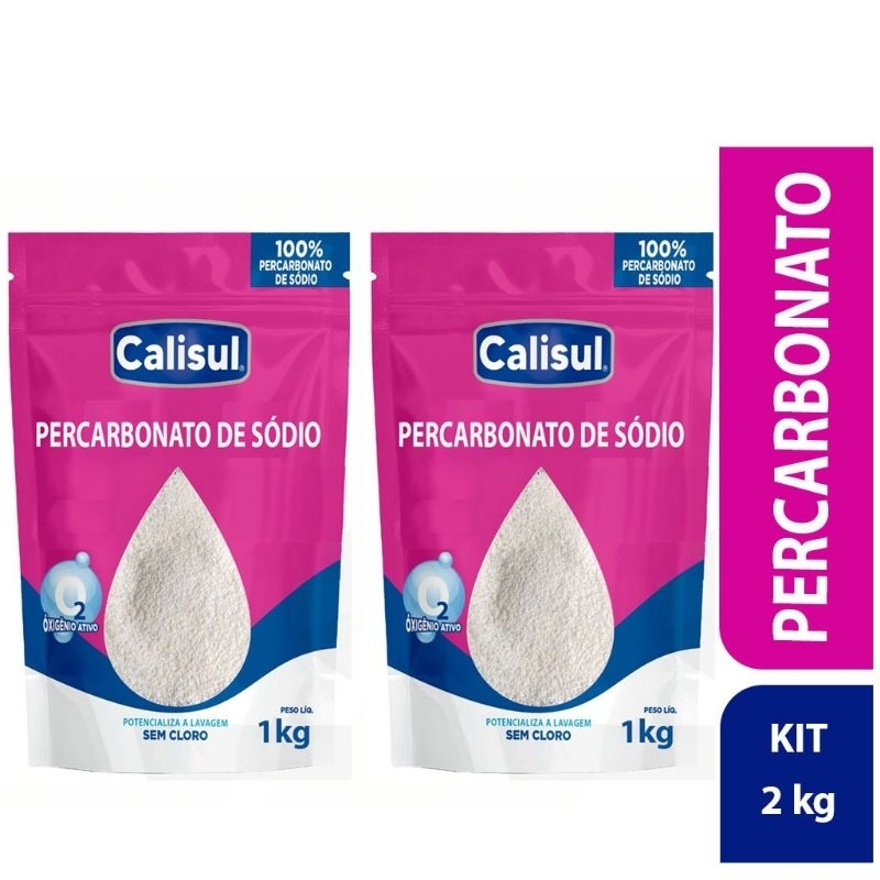 Alvejante Percarbonato 99% – Tira Manchas Roupas Brancas e Coloridas – Granulado – 500G/1KG/2KG