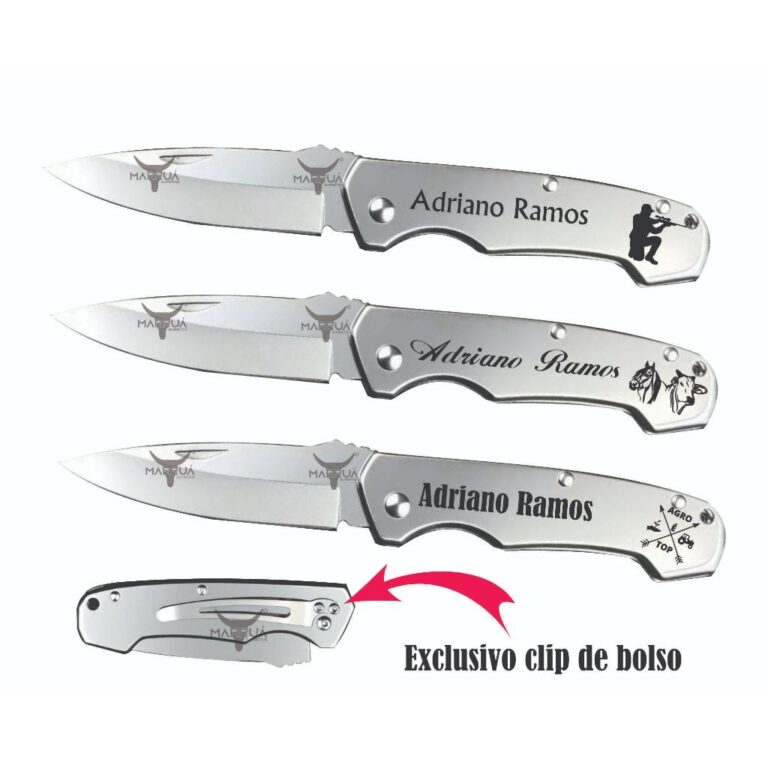 Canivete Inox  de Bolso Barretos Marruá J Persona