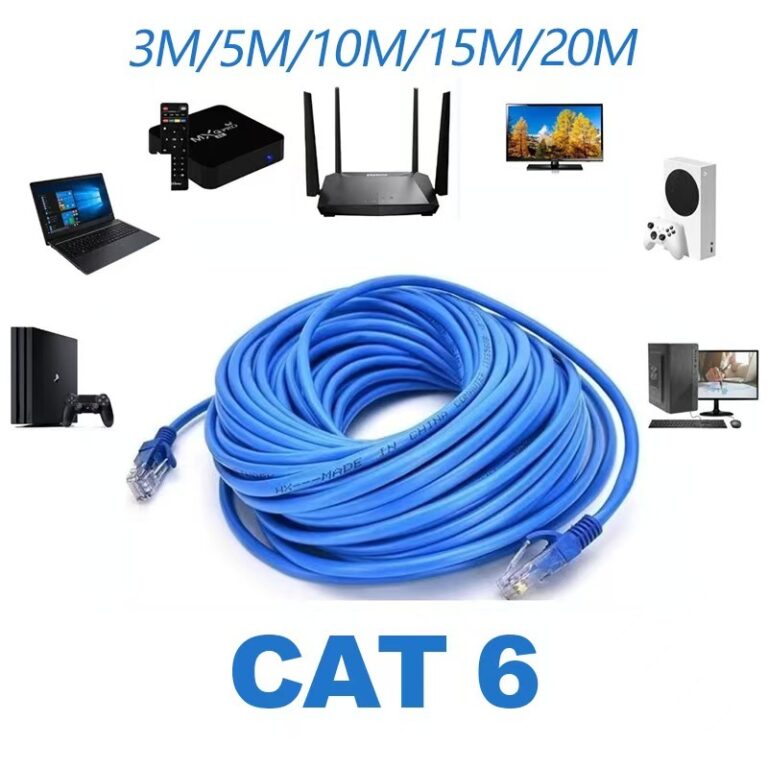 Cabo De Rede Blue RJ45 CAT6 Network Cable PC Noteb