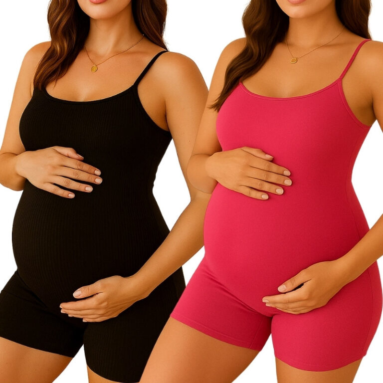 Kit 2 Macacões Gestante P ao G3 | Macaquinho Esti