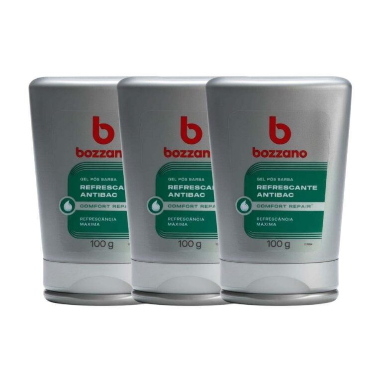 Kit Gel Pós Barba Bozzano Refrescante 3 Unidades