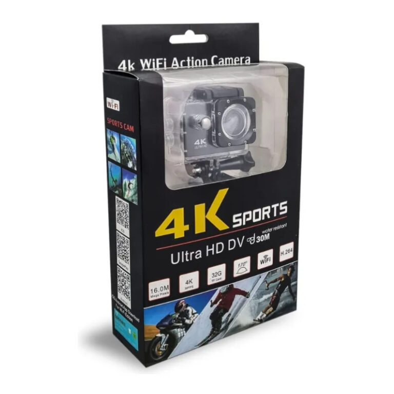 Câmera esportiva  Full HD 4K/1080p à prova dágu