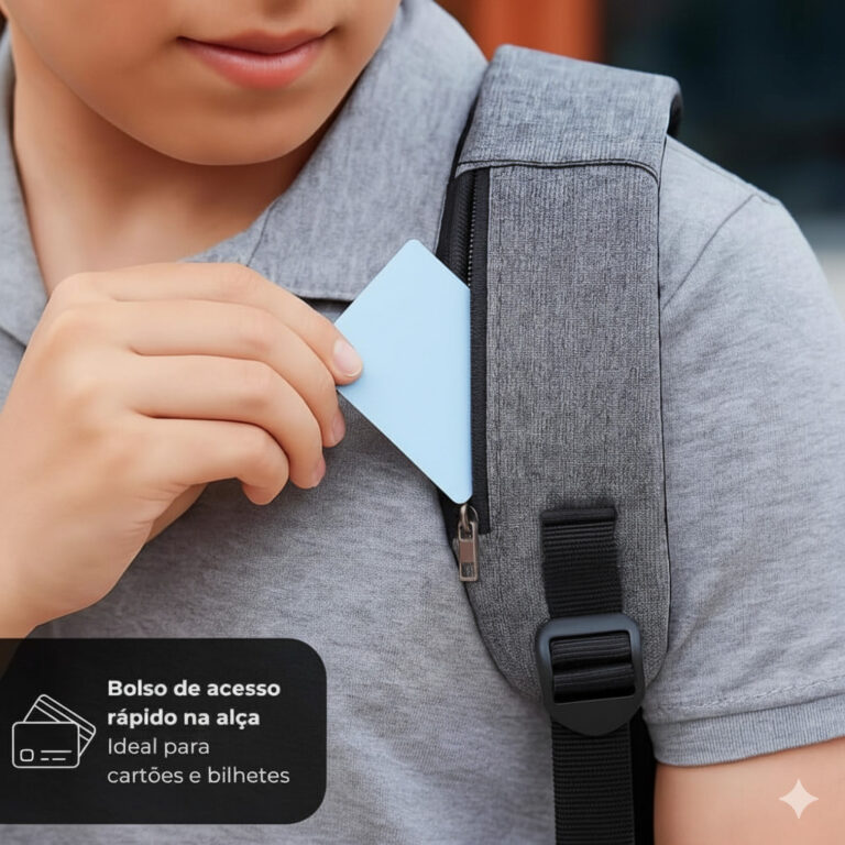 Mochila Executiva para Notebook com Entrada USB Ci