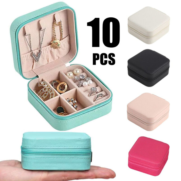 KIT 10/6 pcs Porta Jóias Portátil de Bolsa com D