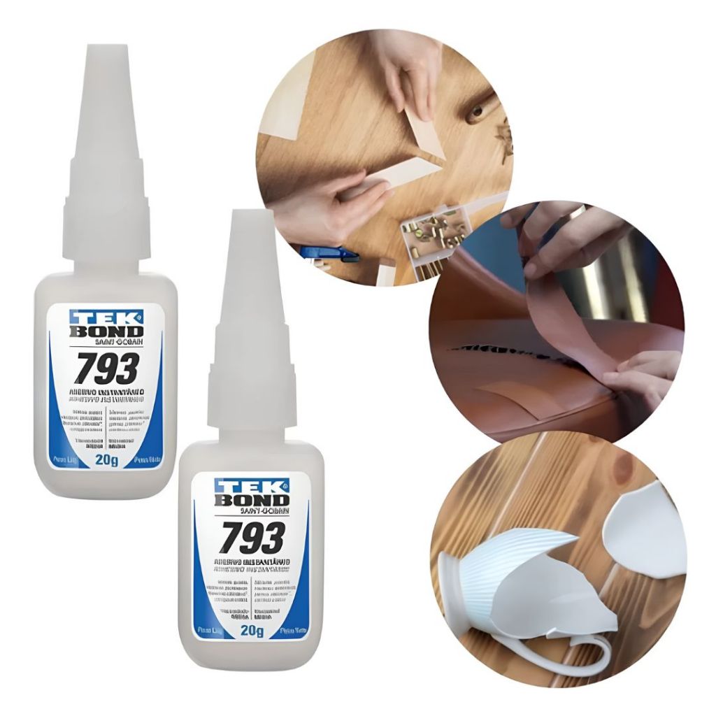 Cola Instantânea 793 20g Tek Bond Artesanato Acrigel Unha Postiça
