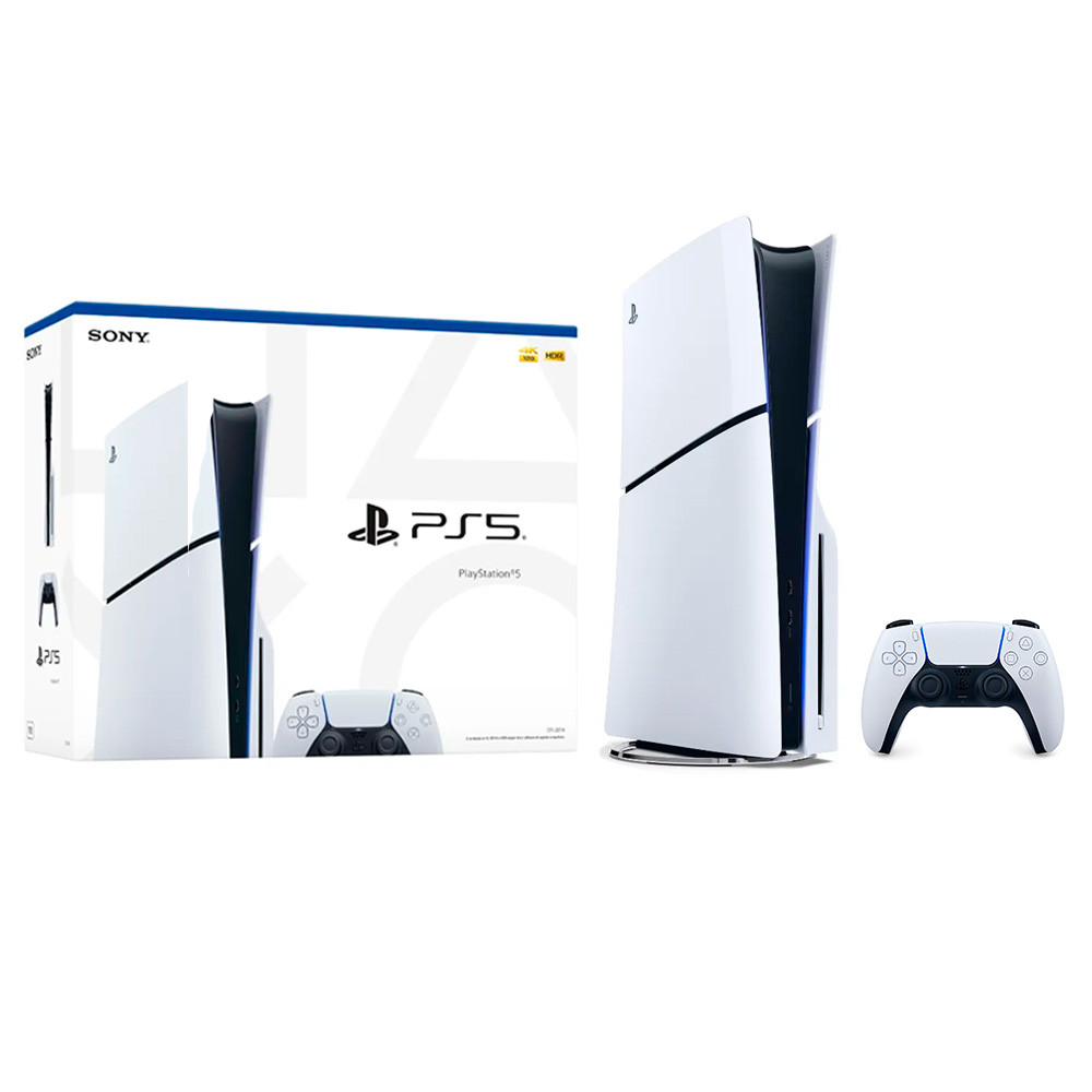 Console Sony PlayStation 5 Slim Disk 1TB DualSense Branco