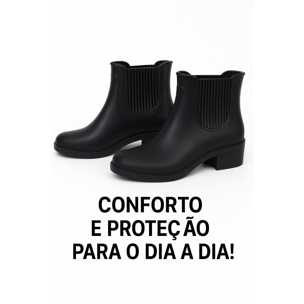 BOTA GALOCHA FEMININA  DIA A DIA E LIMPEZA