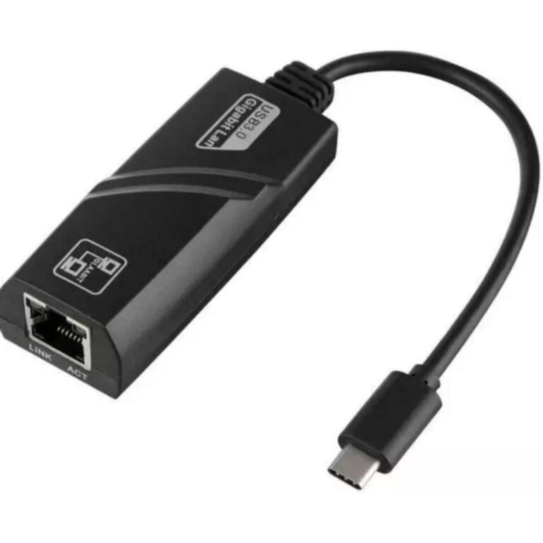 Cabo Adaptador Type-C Para RJ45 Lan Megabyte 10/10
