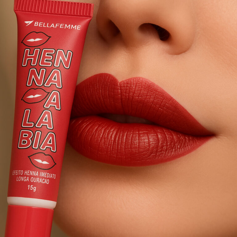 Henna Labial Efeito Imediato dee Longa Duração, 