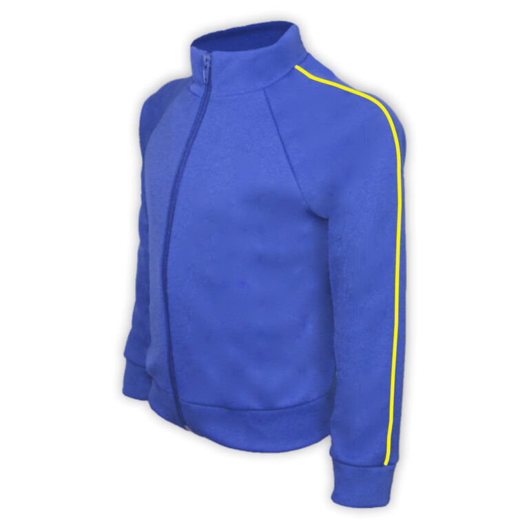 Blusa Helanca Juvenil Azul Royal Friso Listra Amar