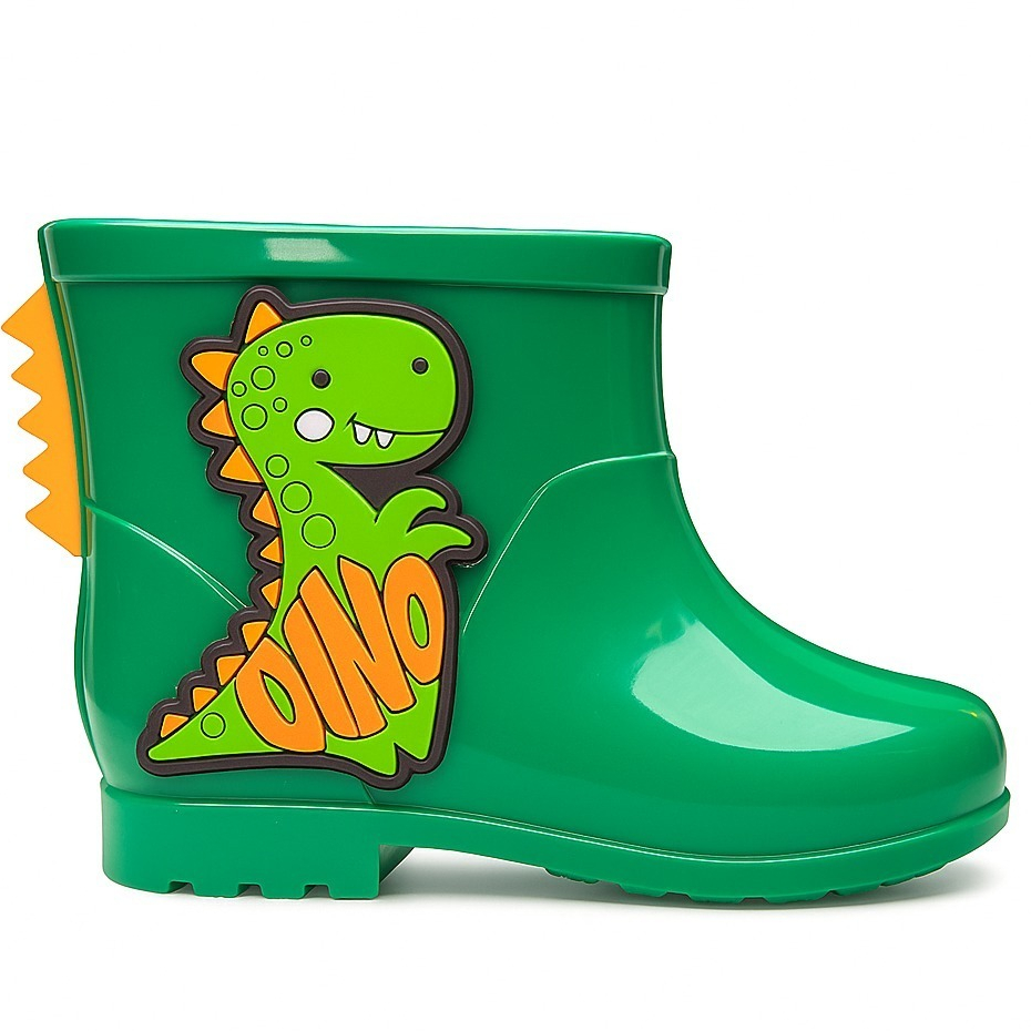 Galocha Infantil Dinossauro Bota de Chuva Masculina Confortável Volta As Aulas