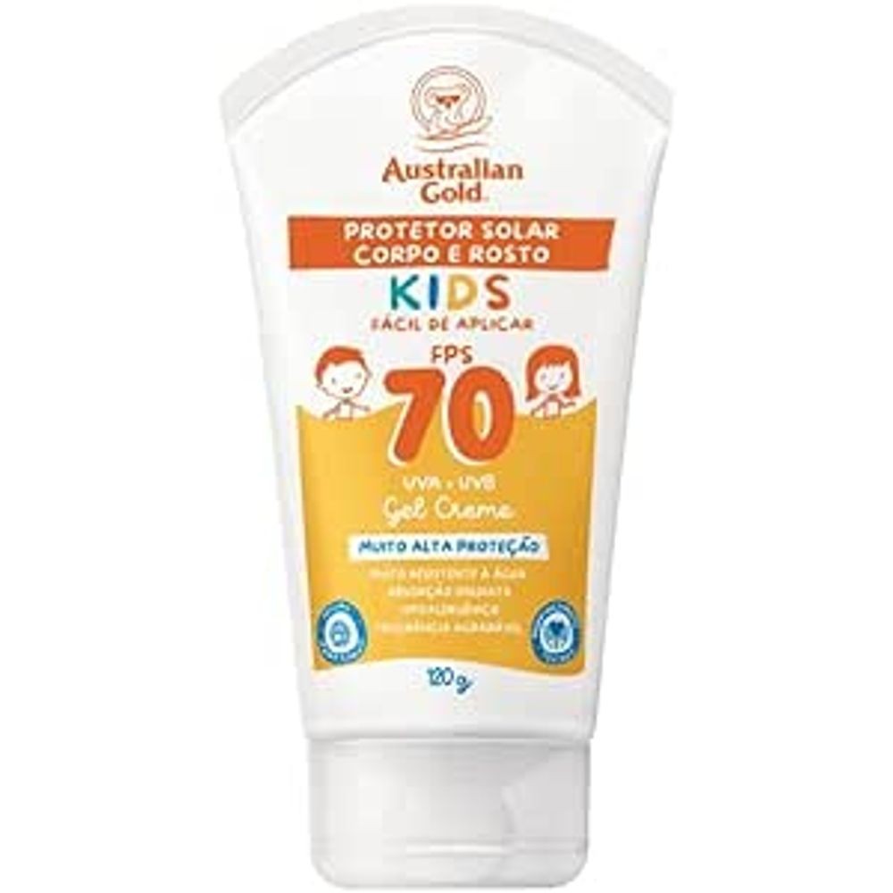 Protetor Solar Australian Gold Kids – FPS 70 120g