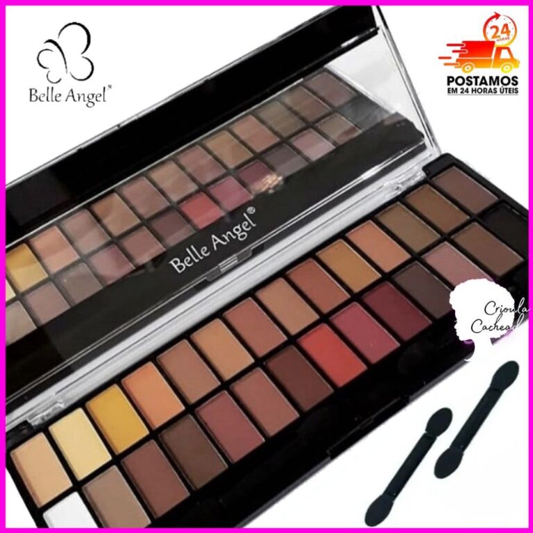 Paleta De Sombras 28 Cores Matte Alta Pigmentaçã