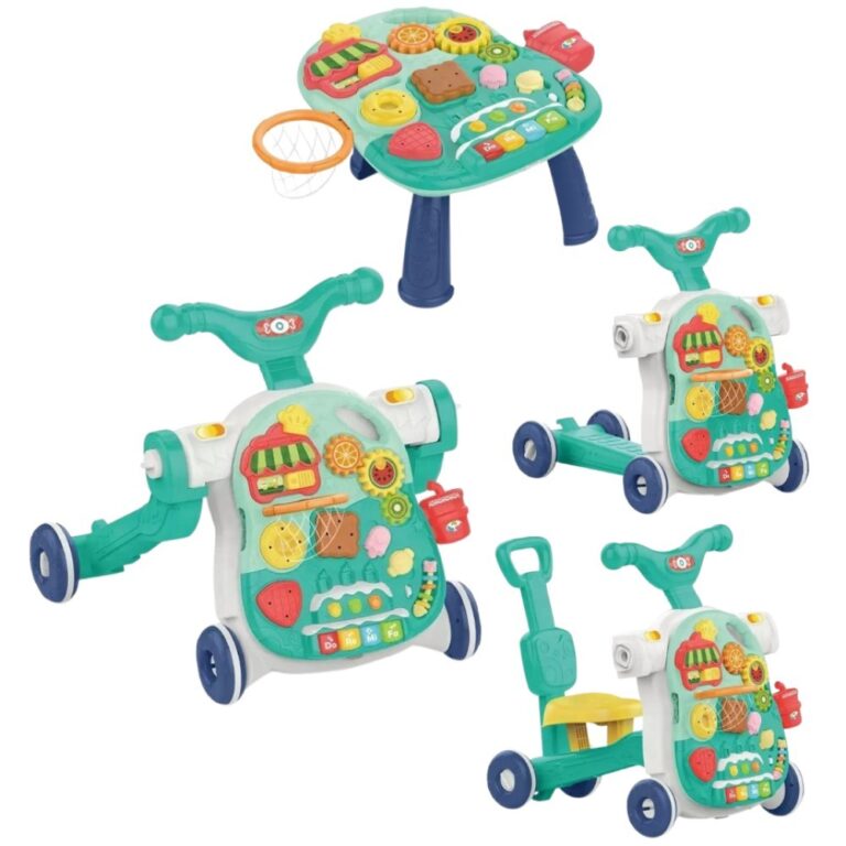 Andador Multifuncional 4 em 1 para Bebês Verde Yu