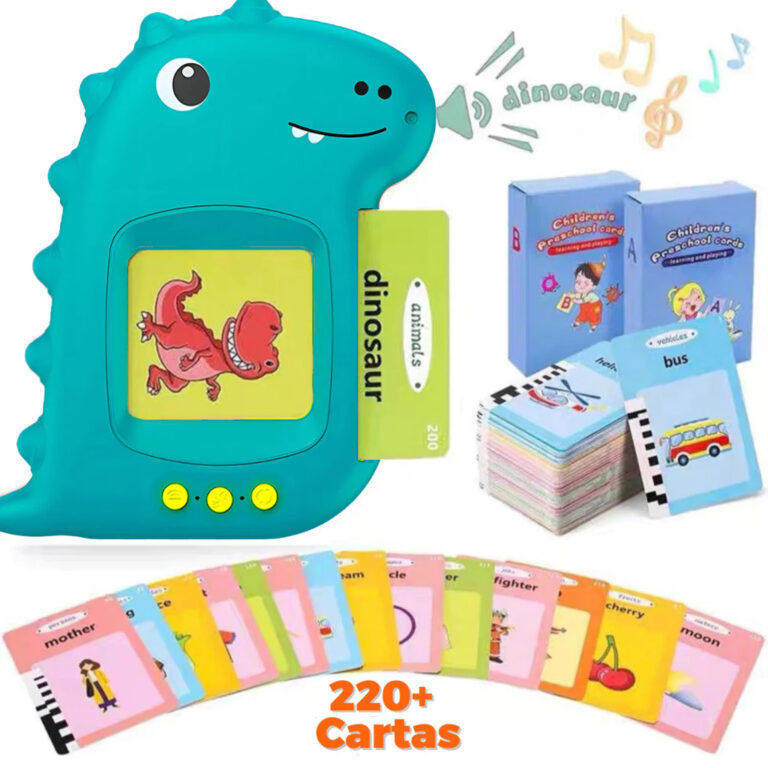 Livro Interativo com Som Infantil Bilíngue Portug