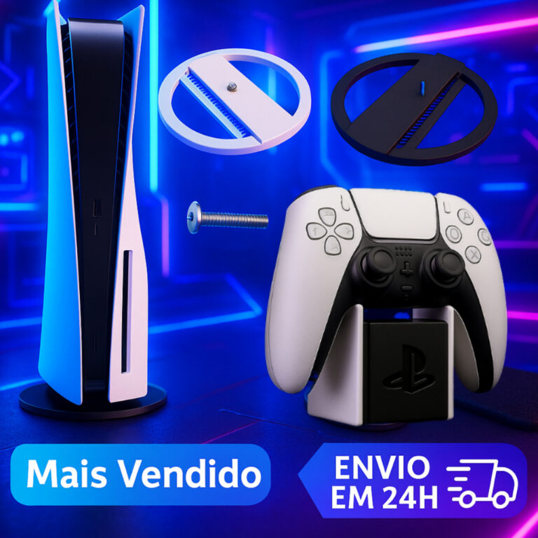 Suporte Base Vertical Para Playstation 5 + Suporte