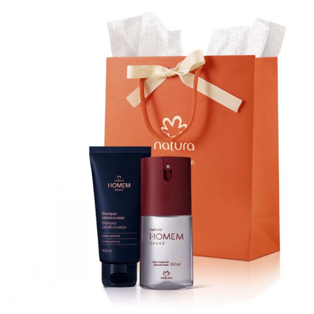 Natura Homem Sagaz (kit 2 itens) +sacola para pres
