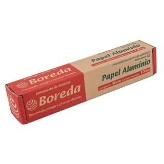 PAPEL AALUMÍNIO 30 CM X100 MTS – UNIDADE