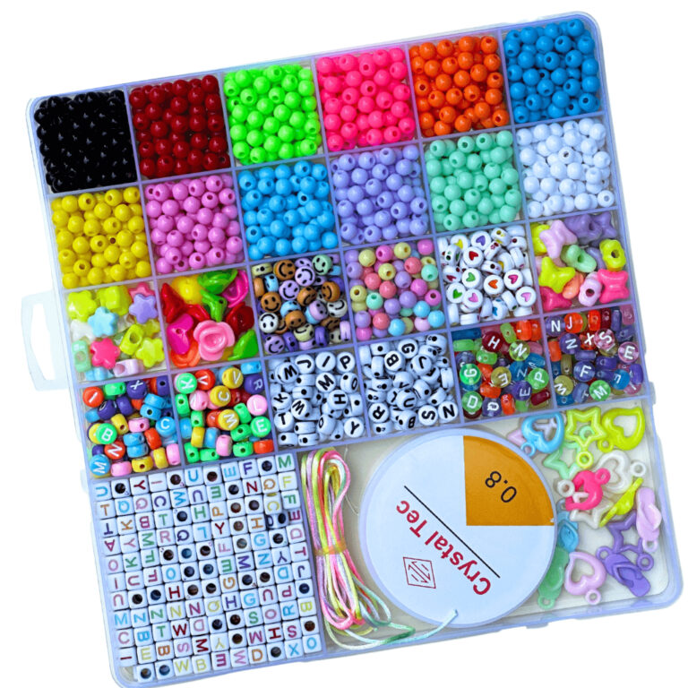Kit Miçangas para Fazer Pulseira Infantil Colorid
