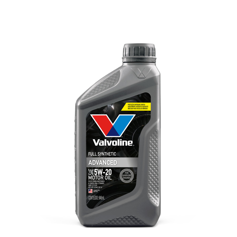 ÓLEO VALVOLINE ADVANCED SAE 5W20 API SP GF6 SINTÉTICO 946ML