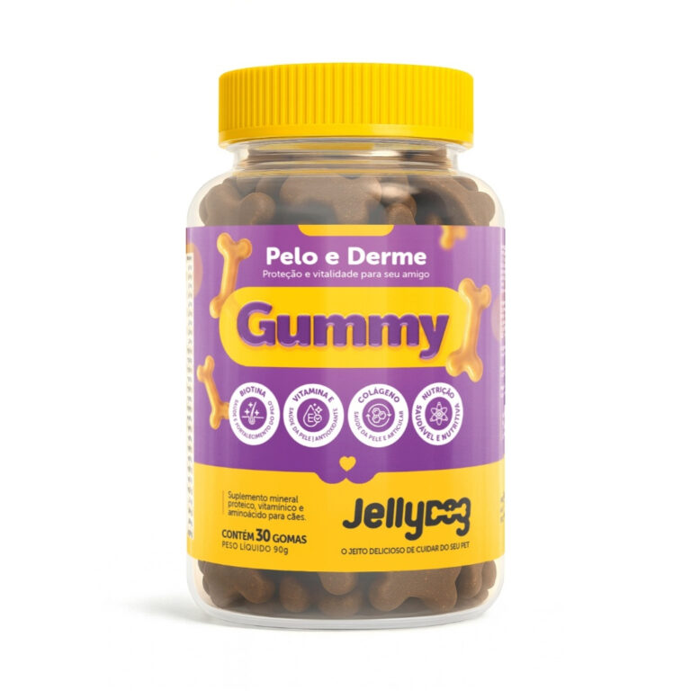 Gummy Dermatológico Reduz Coceira Lambeduras Qued