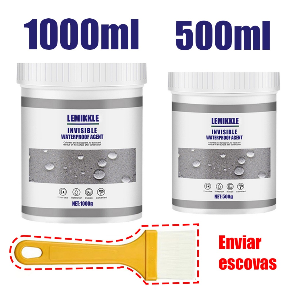 Invisível À Prova Dágua 300/500/1000ML Agente De Revestimento Transparente Anti-Vazamento