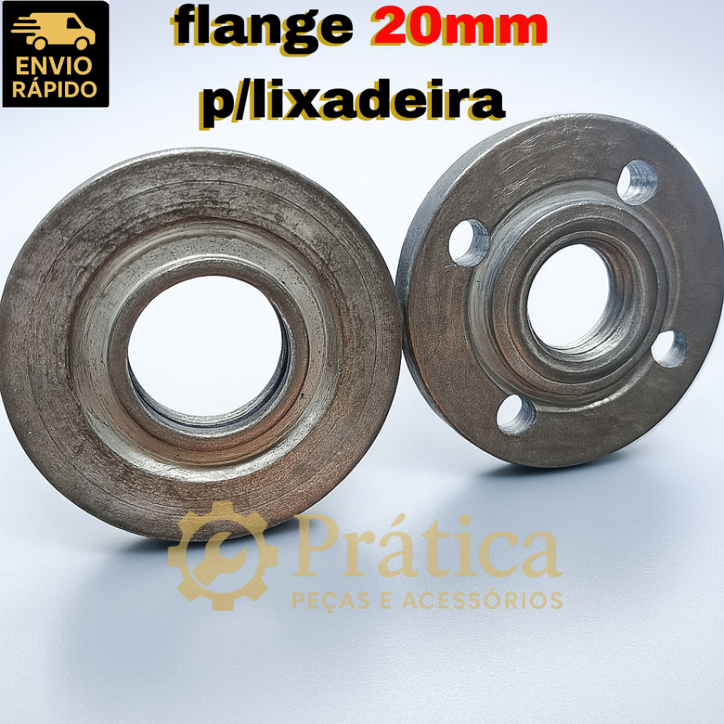 Adaptador Flange 20mm  Permite Usar Disco de Serra Mármore na Esmerilhadeira